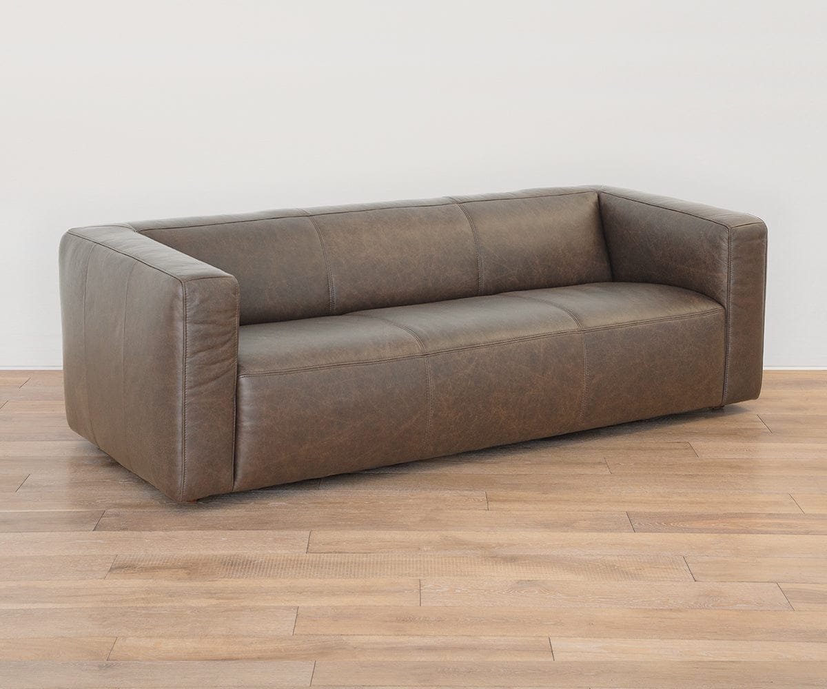 Agosto Leather Sofa - Image 2