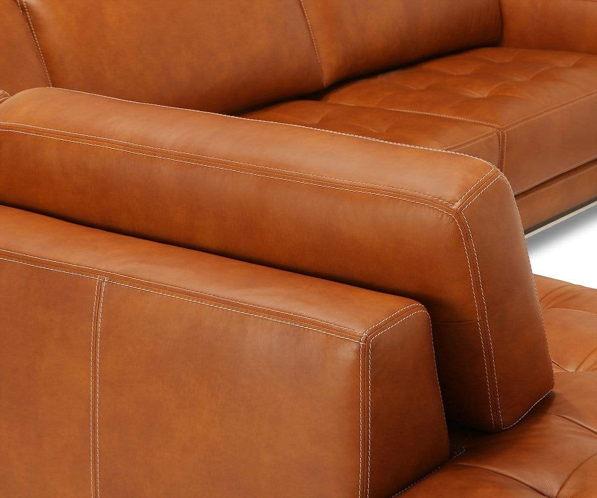 Andreas Leather Left Sectional - Image 17
