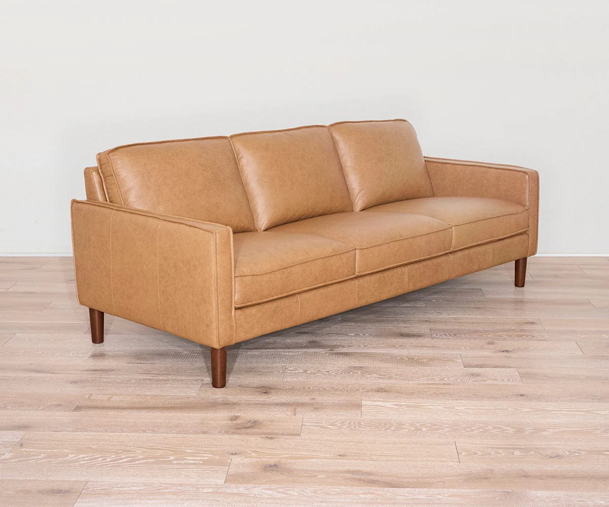 Anika Leather Sofa - Image 3