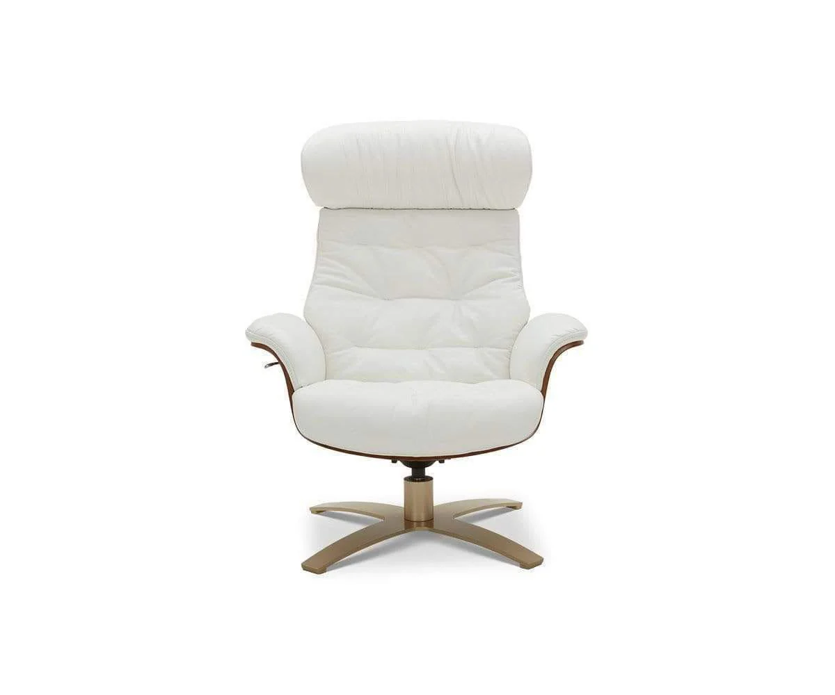 Anselmo Leather Recliner & Ottoman - Image 10