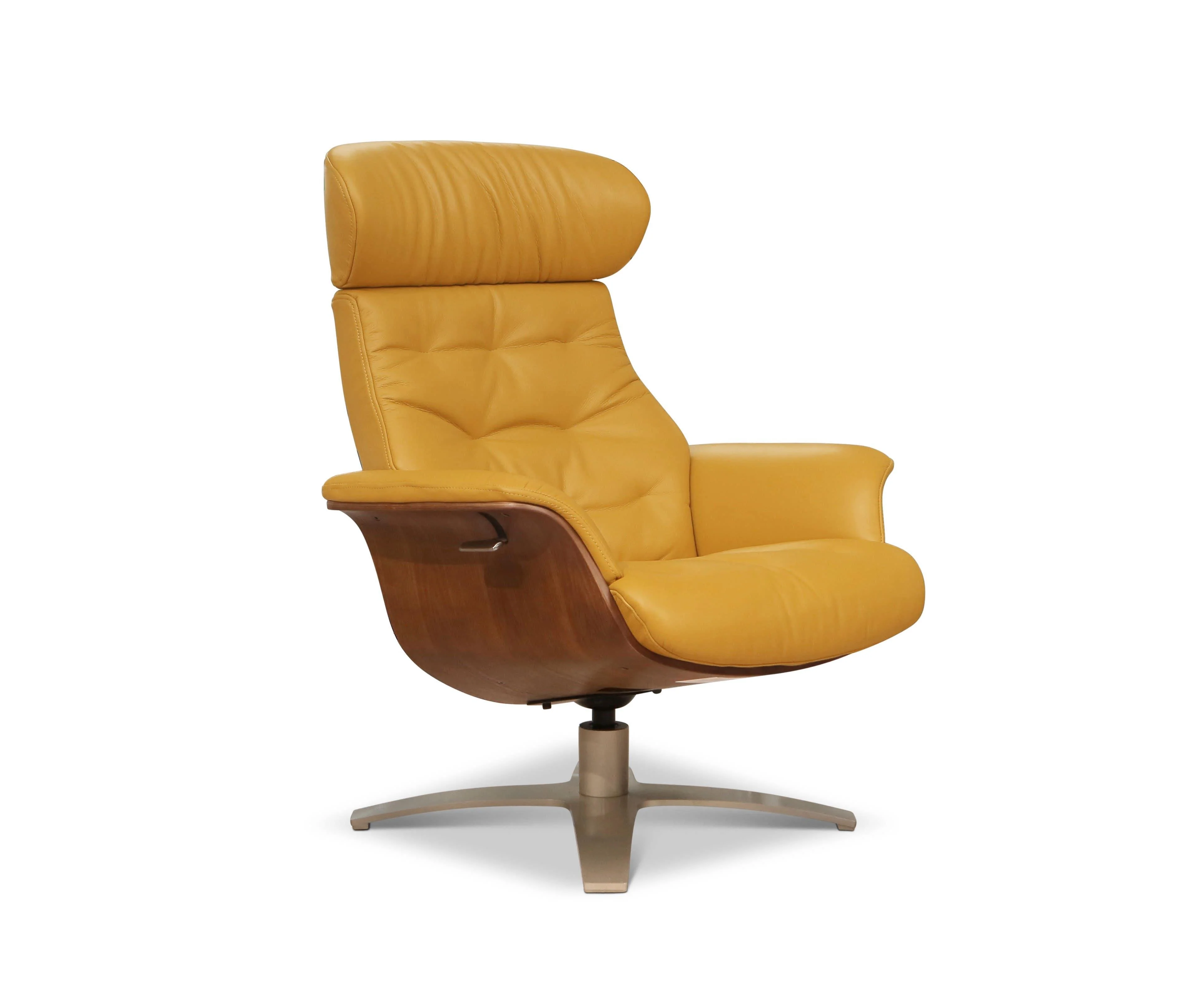 Anselmo Leather Recliner & Ottoman - Image 13