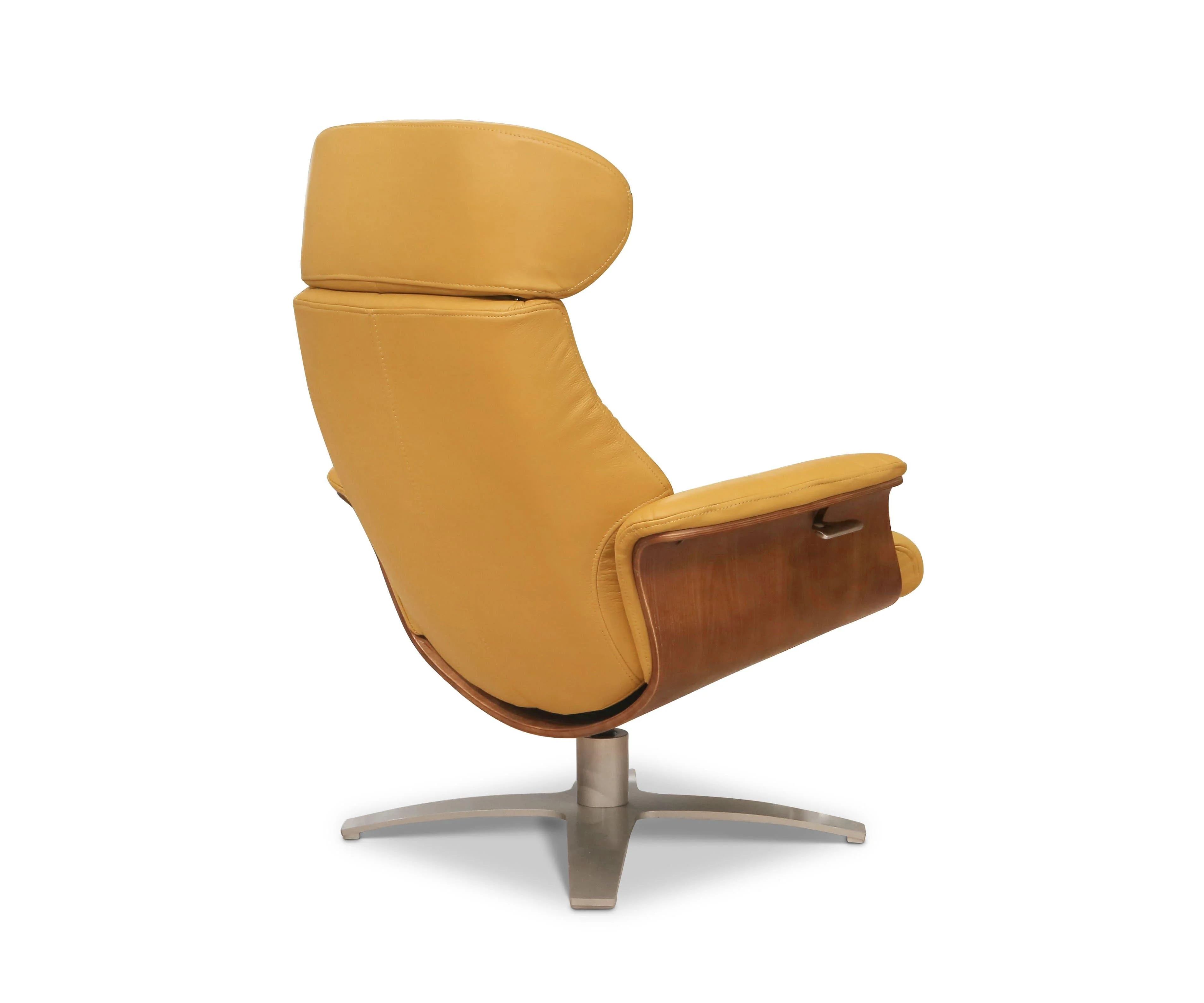 Anselmo Leather Recliner & Ottoman - Image 14