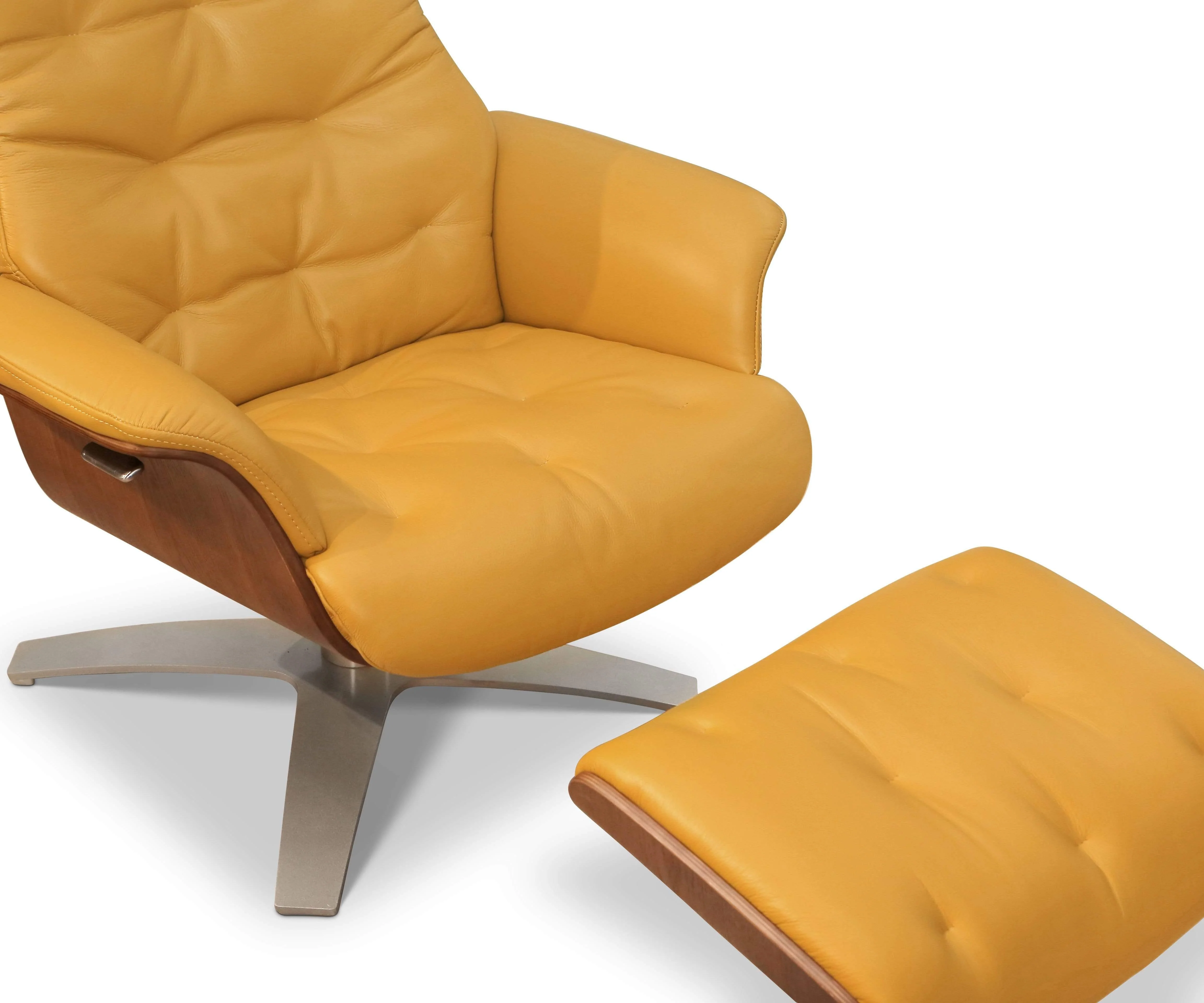 Anselmo Leather Recliner & Ottoman - Image 16