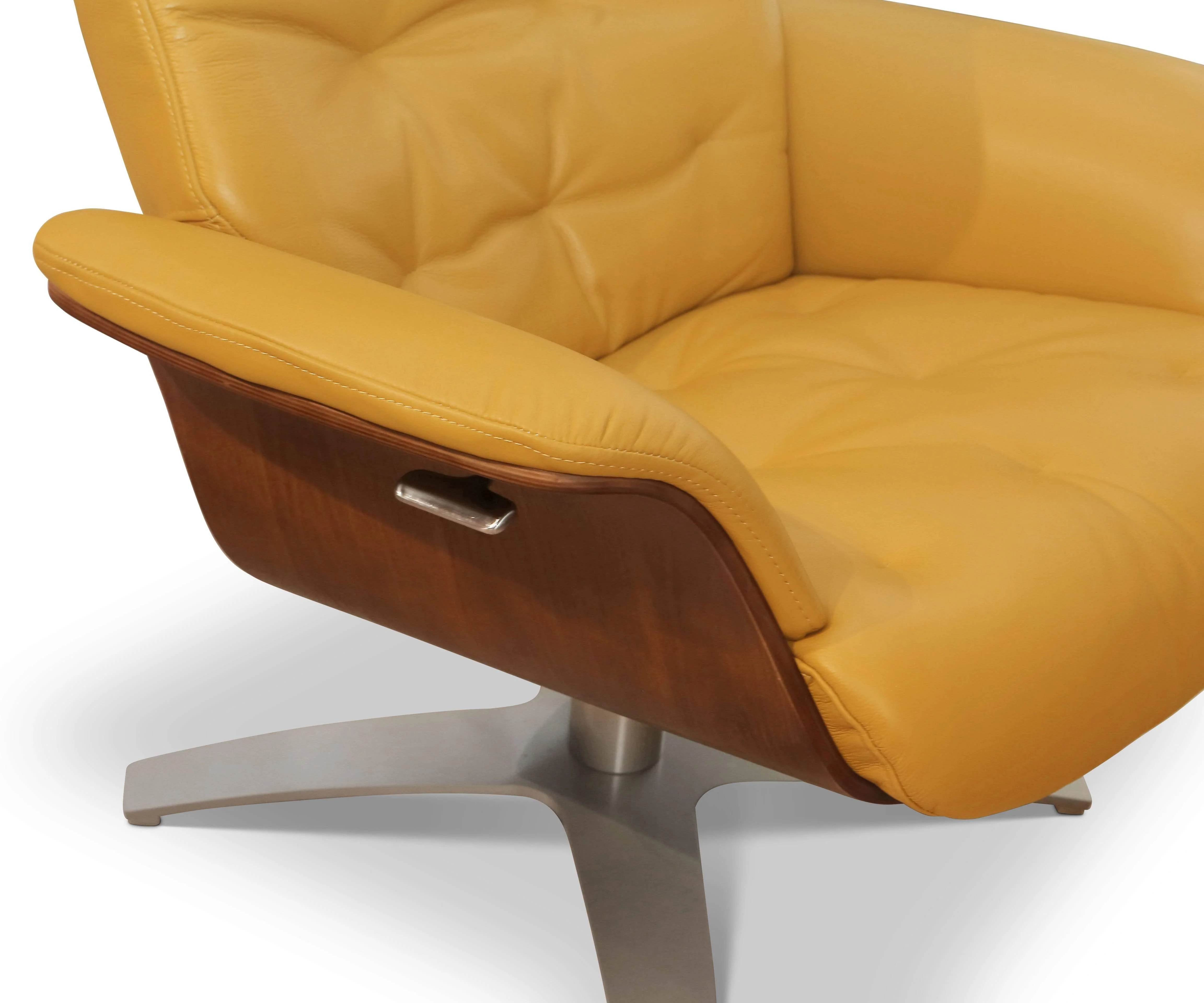 Anselmo Leather Recliner & Ottoman - Image 17