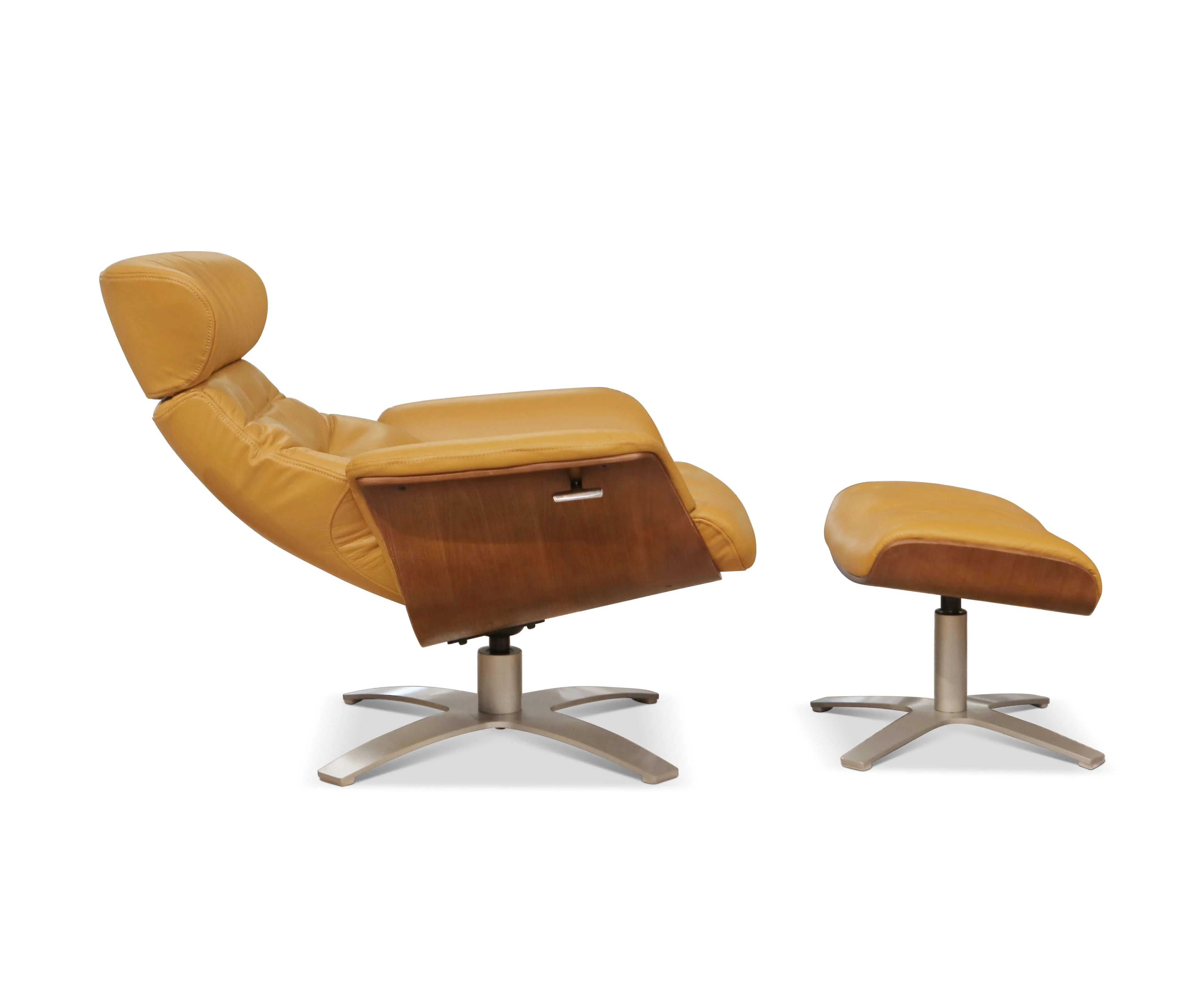 Anselmo Leather Recliner & Ottoman - Image 18