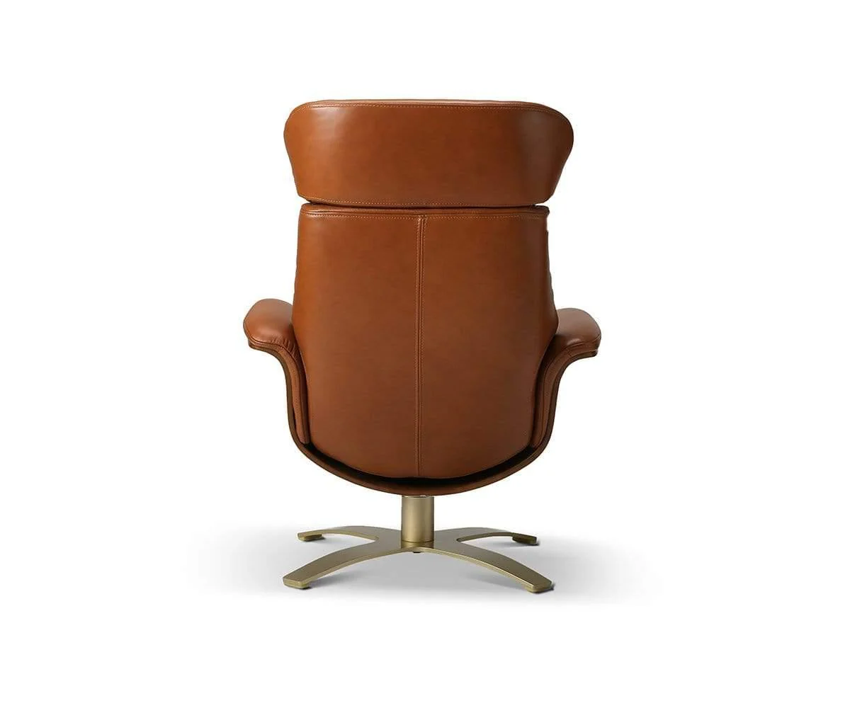 Anselmo Leather Recliner & Ottoman - Image 26