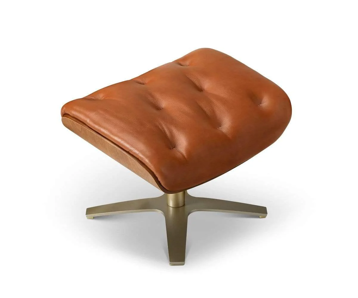 Anselmo Leather Recliner & Ottoman - Image 29