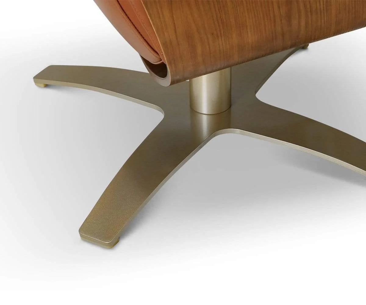 Anselmo Leather Recliner & Ottoman - Image 30