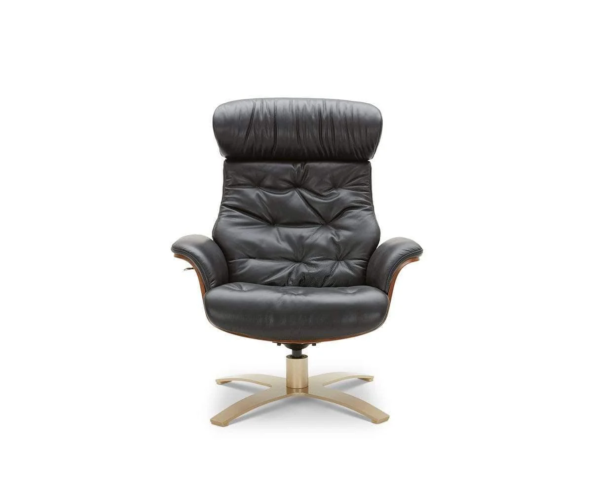 Anselmo Leather Recliner & Ottoman - Image 8