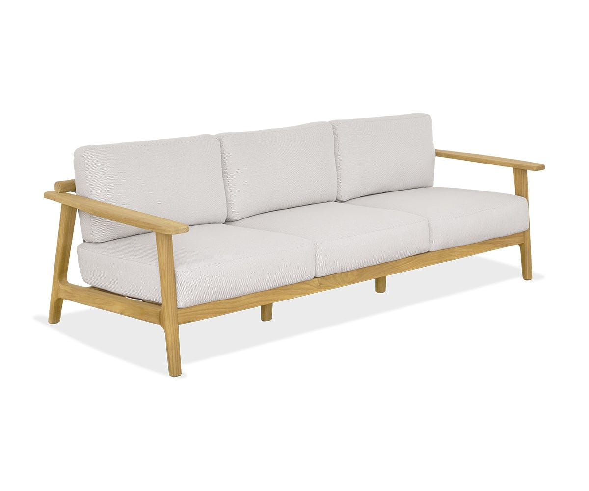Beck Teak Outdoor Sofa - Image 3