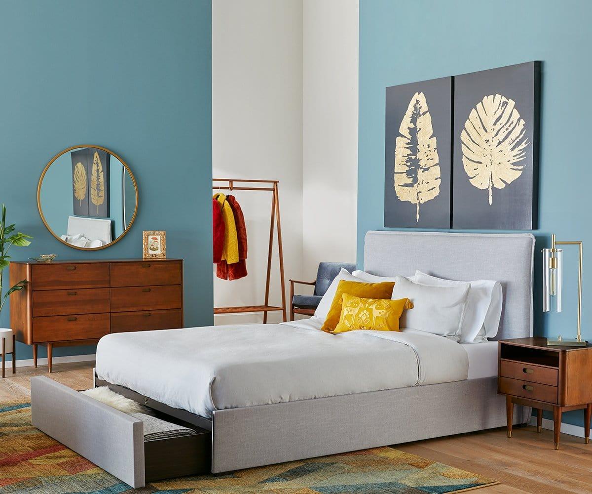Blake Upholstered Storage Bed - Image 3