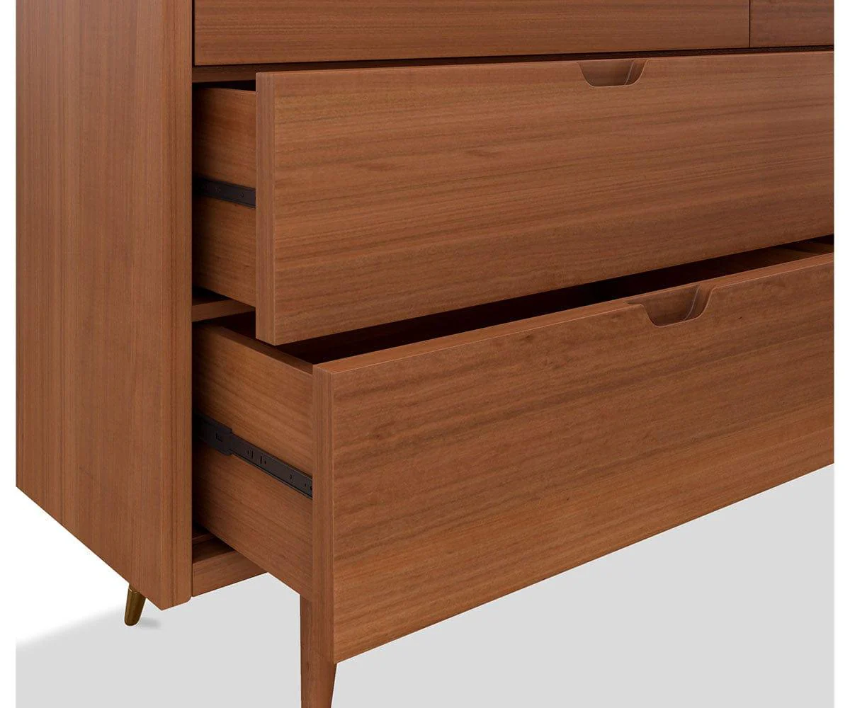 Bolig Double Dresser - Light Walnut Stain - Image 5
