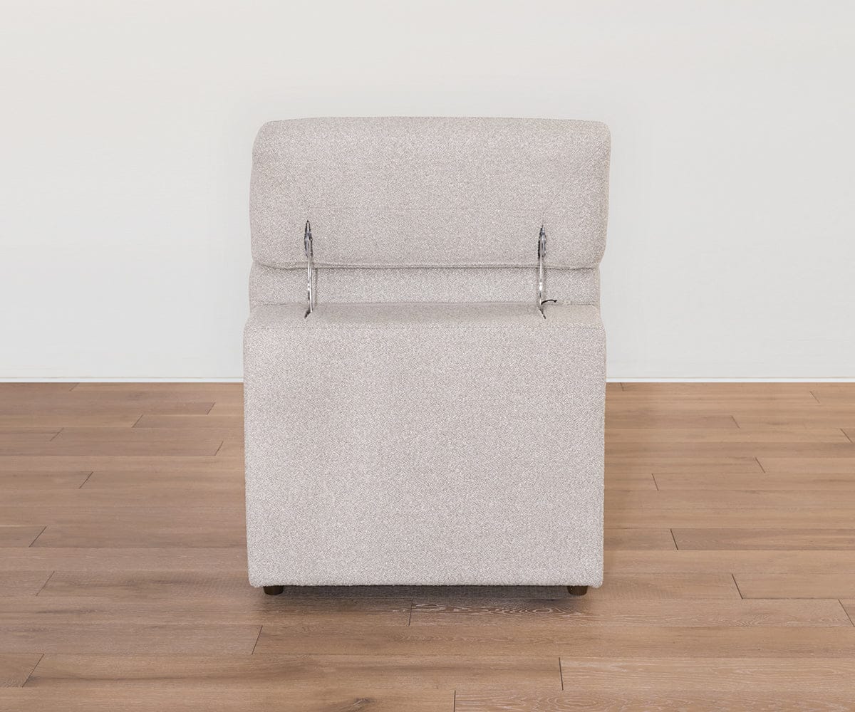 Bomani Modular Armless Chair - Image 4