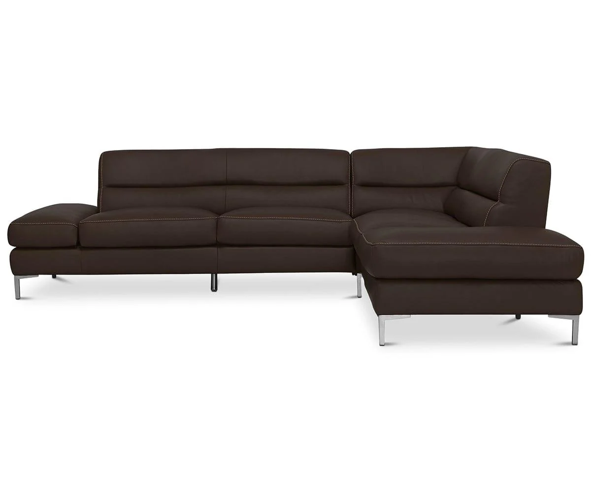 Campsis Leather Right Sectional - Image 5