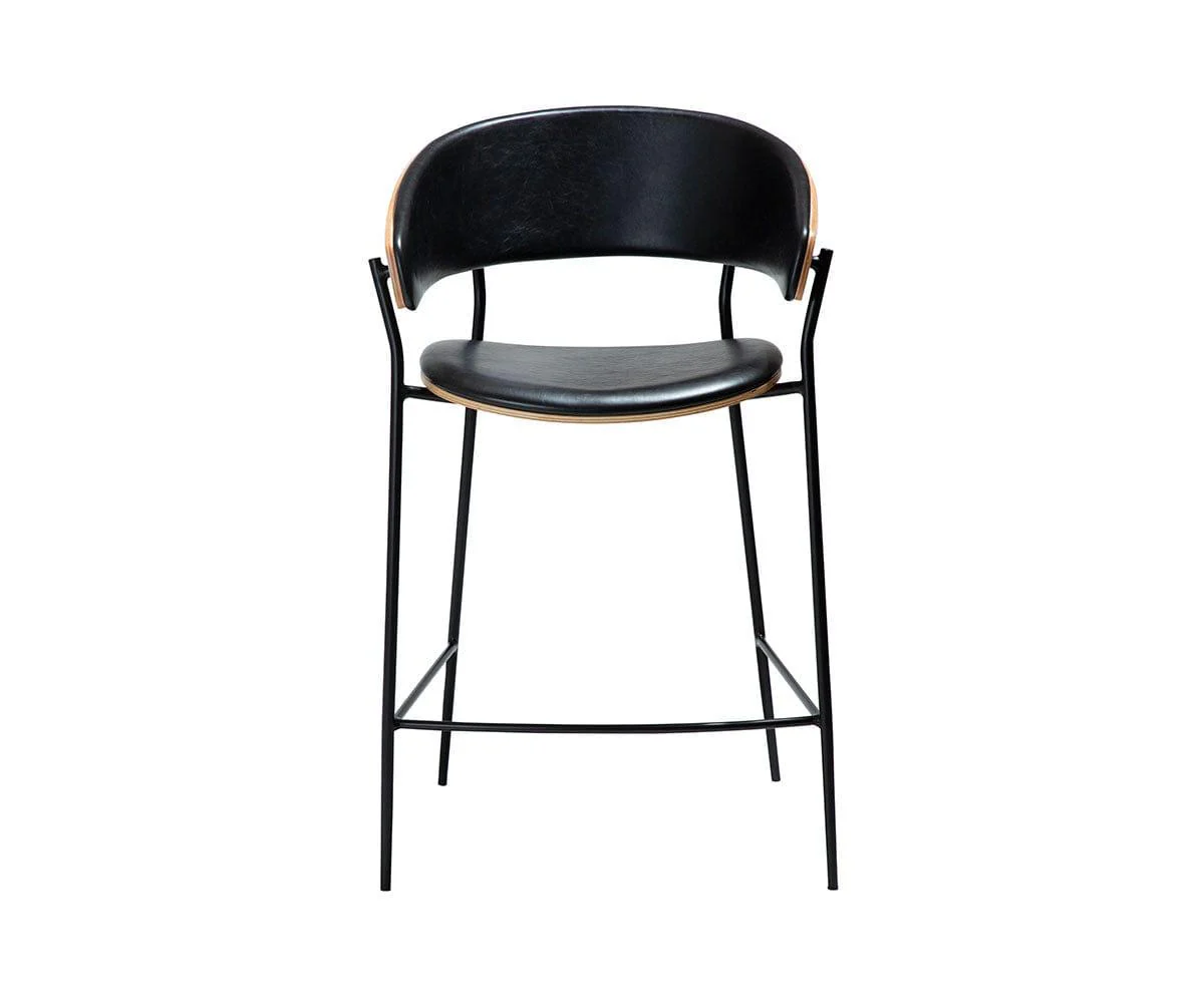 Crib Leather Counter Stool - Image 2