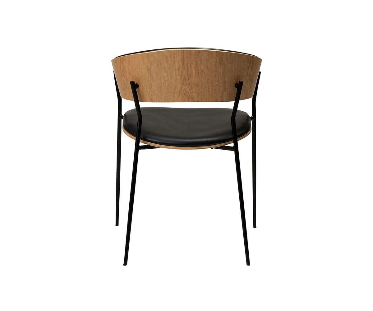 Crib Leather Dining Chair - Image 9
