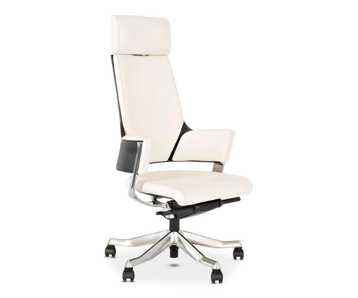 Delphi Leather Desk Chair - Image 6