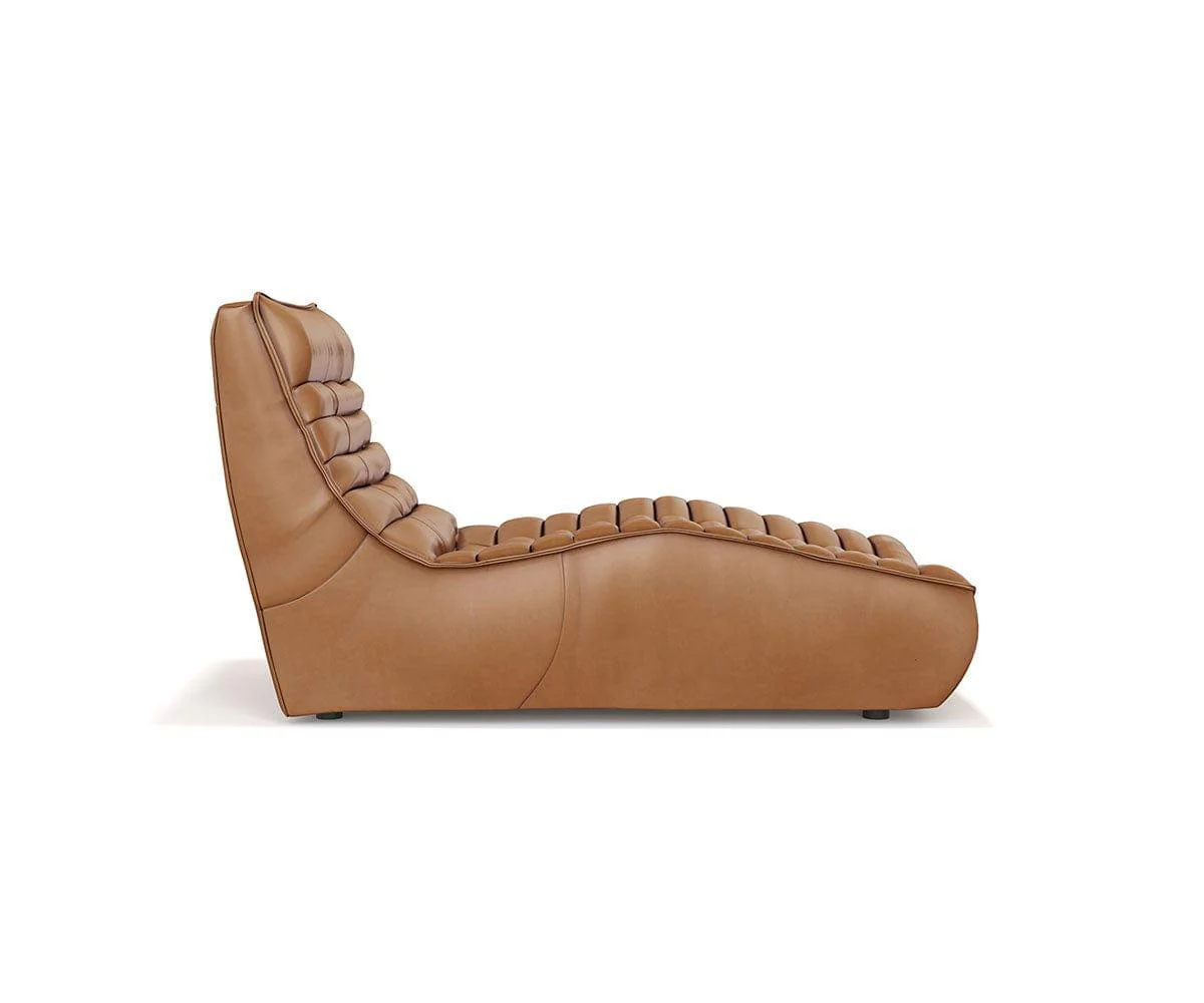 Diego Leather Chaise - Image 3