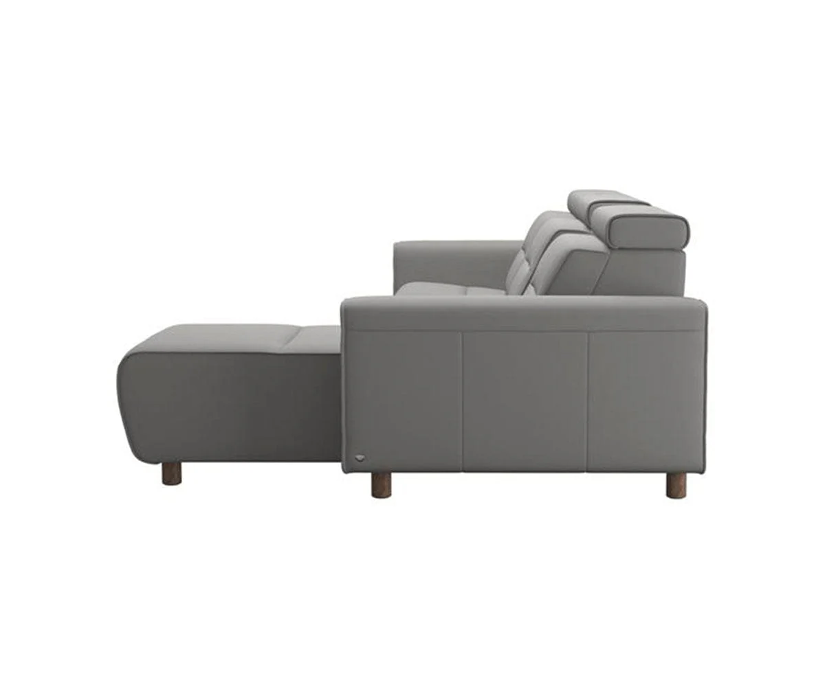 Stressless® Emily Leather Power Reclining Sectional - Small - Image 3