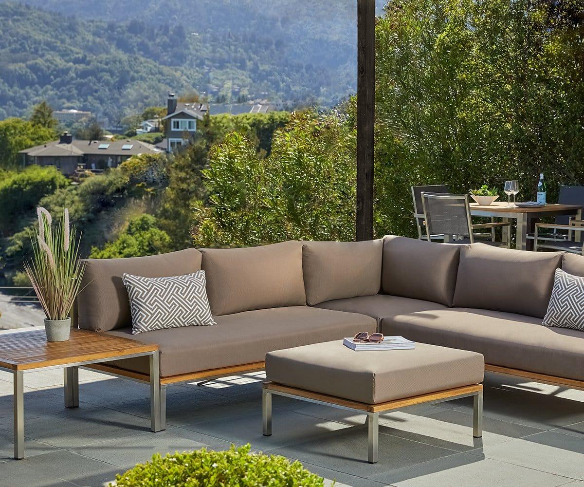 Farino Outdoor Armless Sofa - Image 10