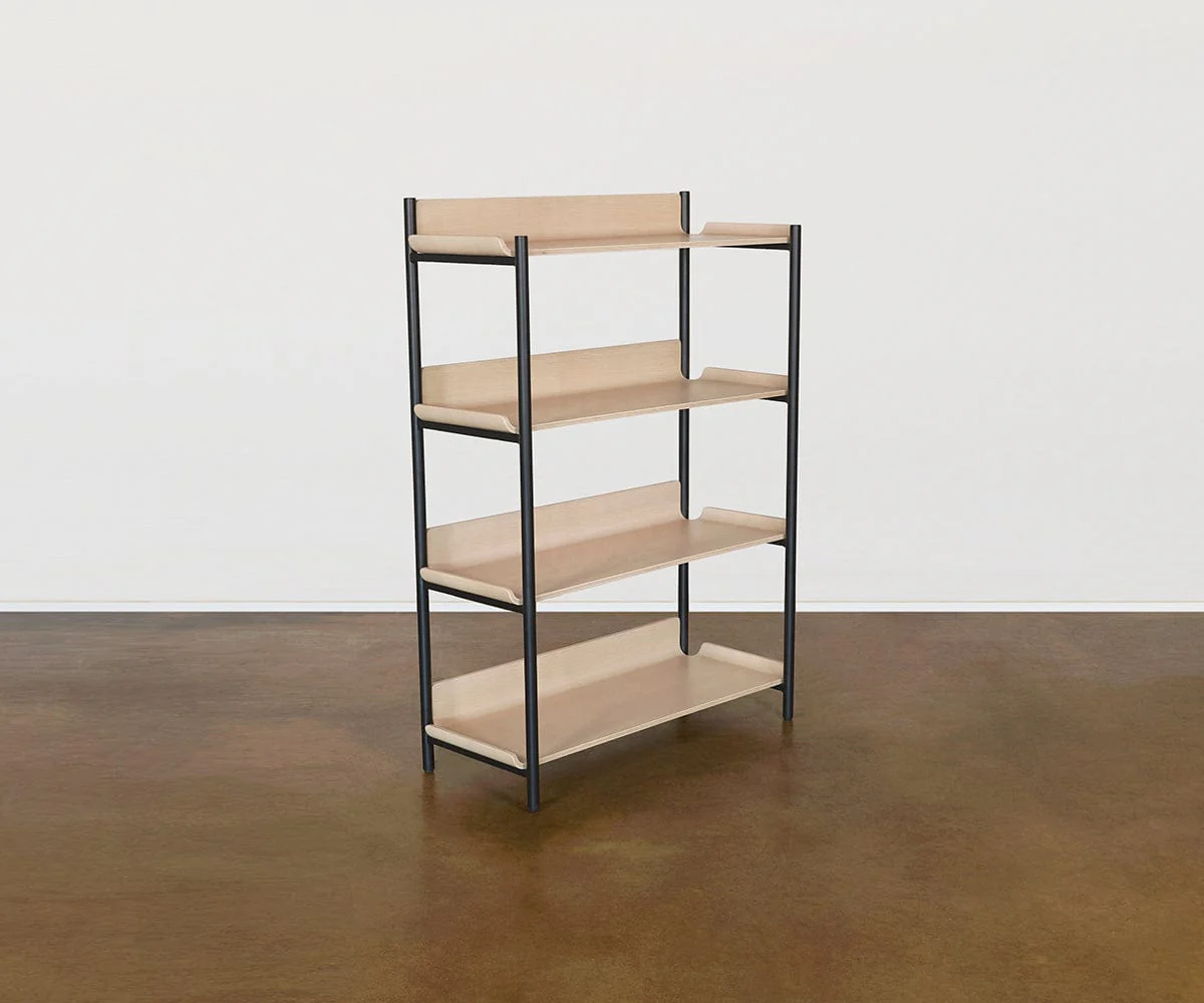 Freya 4 Shelves - Oak - Image 2