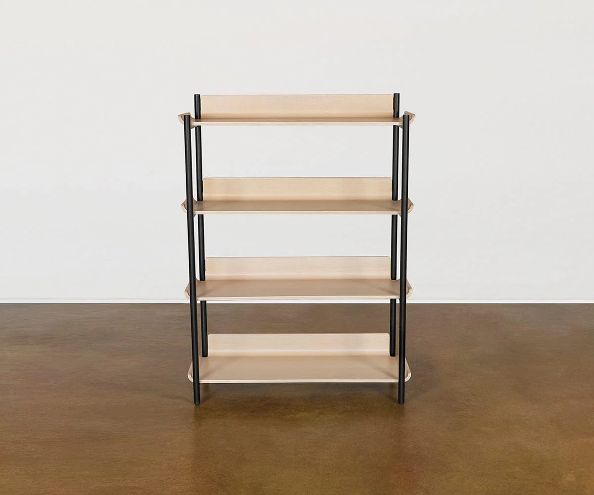 Freya 4 Shelves - Oak - Image 4