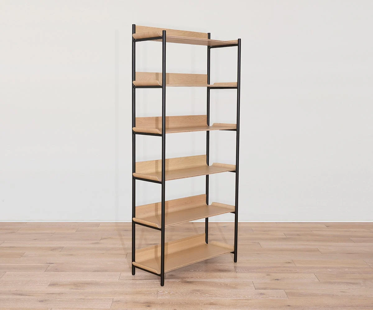 Freya 6 Shelves - Oak - Image 2