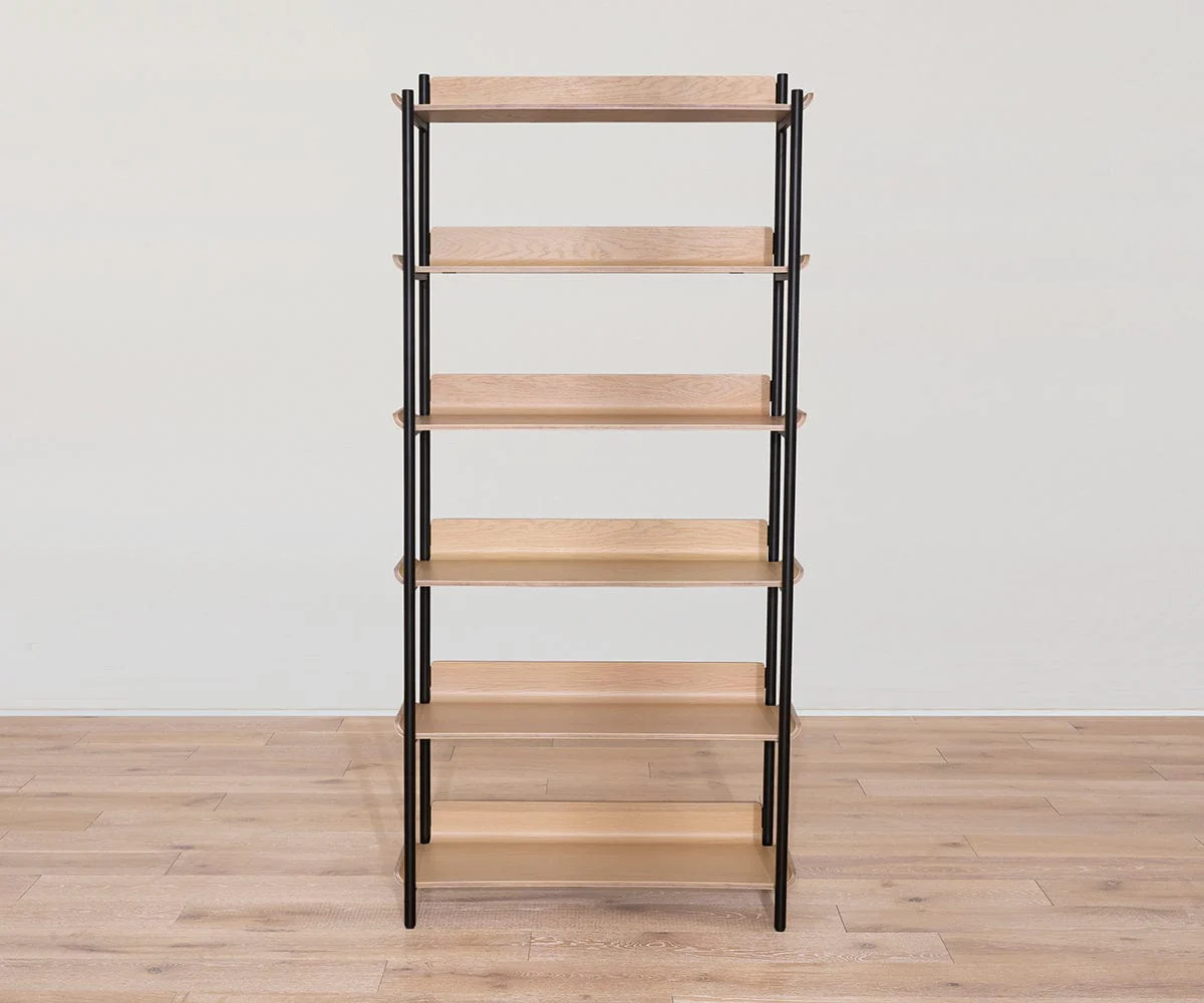 Freya 6 Shelves - Oak - Image 4
