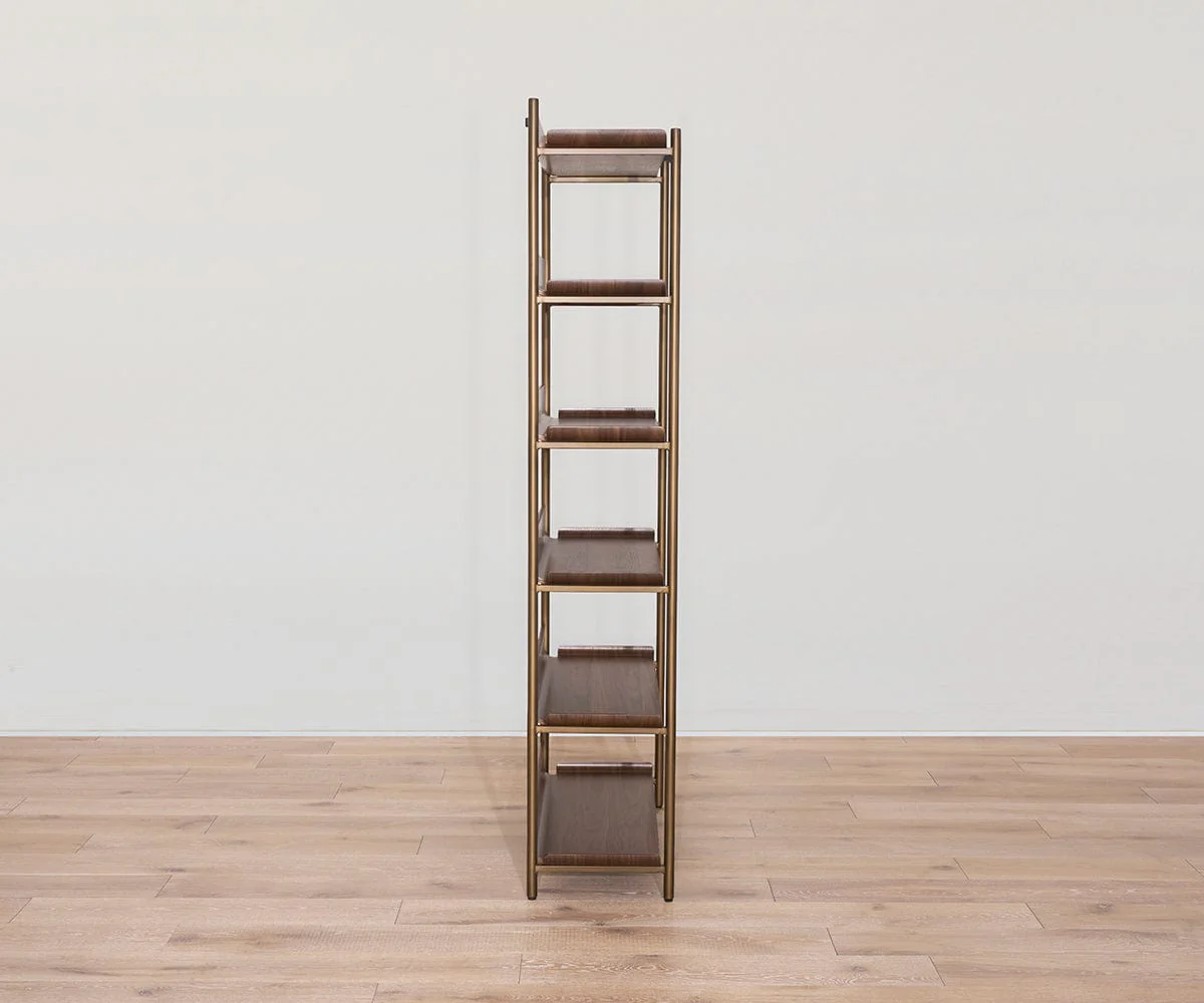 Freya 6 Shelves - Walnut - Image 5