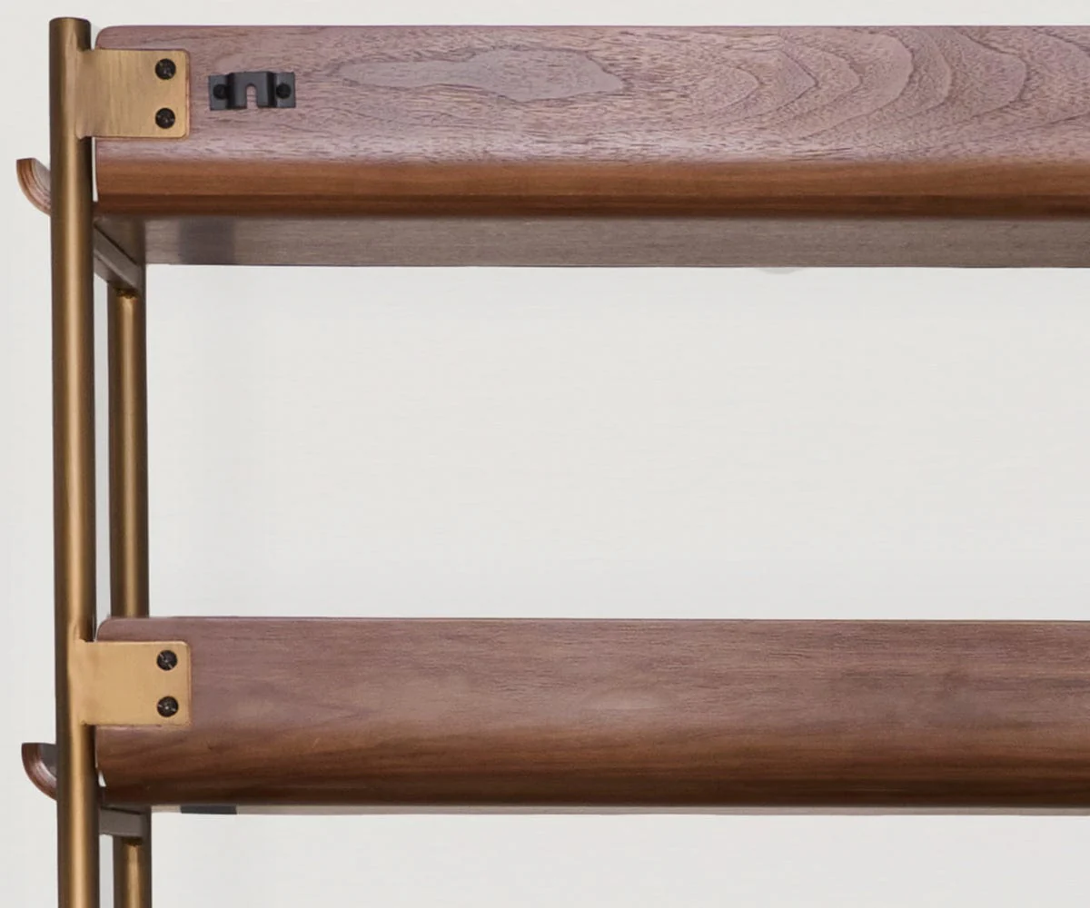 Freya 6 Shelves - Walnut - Image 7