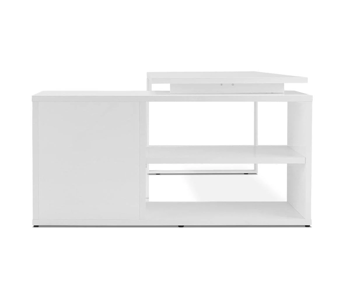 Gammel Desk With Reversible Return - White - Image 8