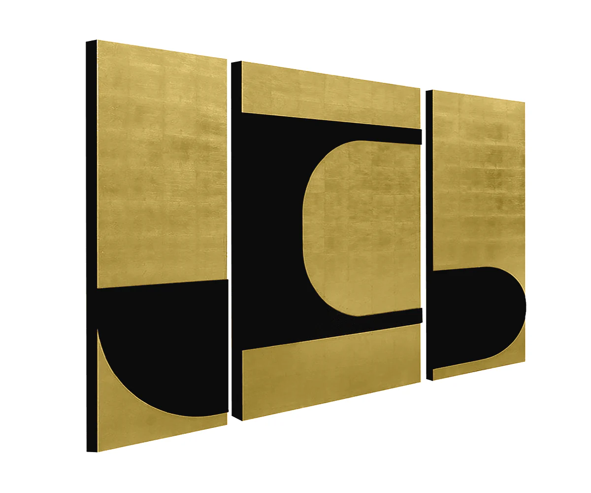 Gilded Silhouettes Wall Art - Image 3