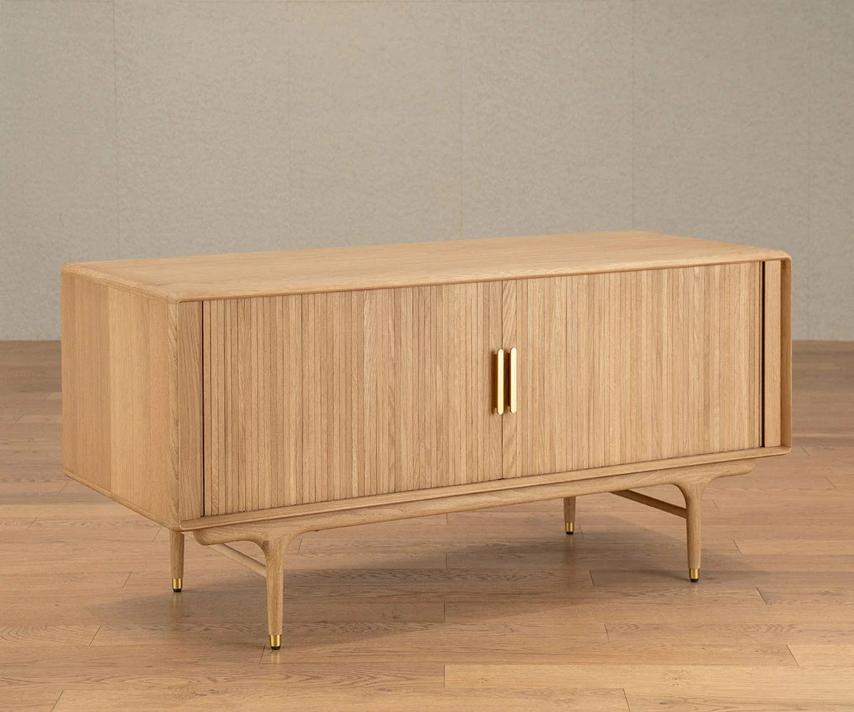 Hendrick 52" Media Stand - White Oak - Image 2