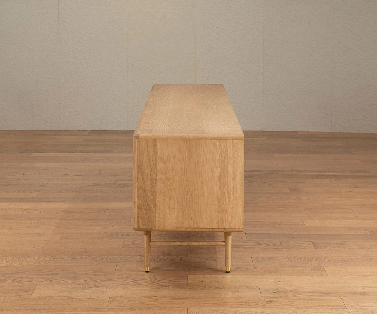 Hendrick 79" Media Stand  - White Oak - Image 7
