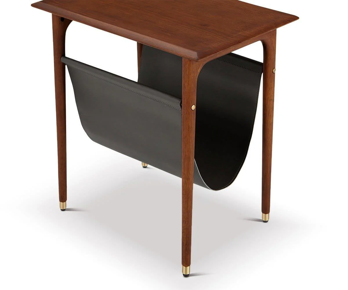 Hendrick End Table with Hanging Shelf - Image 6