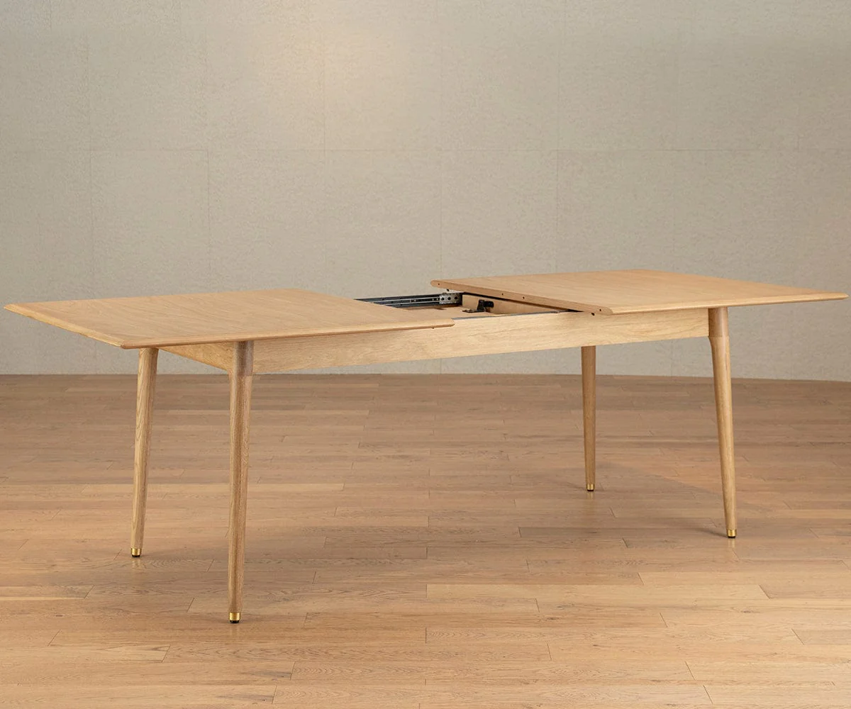 Hendrick Extension Dining Table - White Oak - Image 6