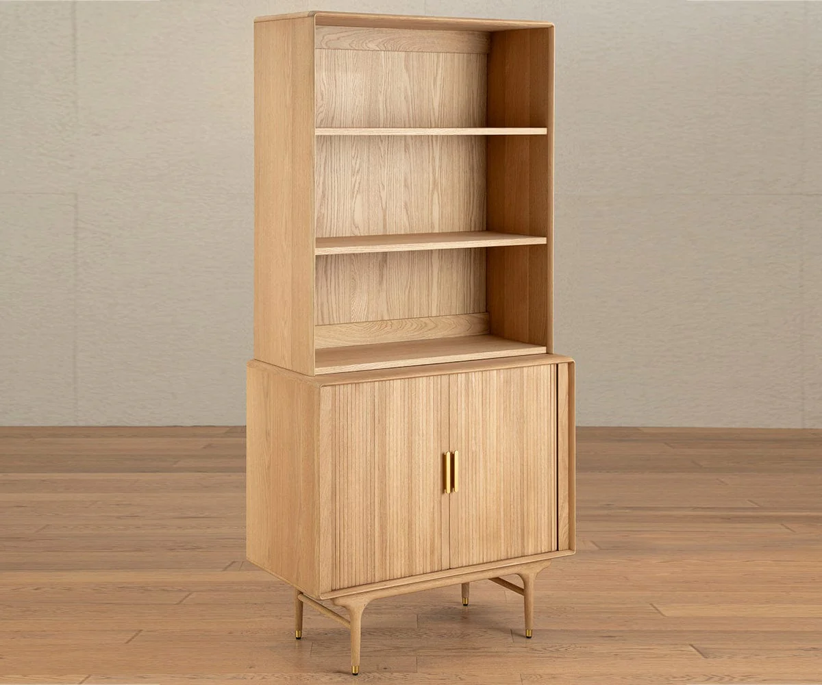 Hendrick High Cabinet - White Oak - Image 2