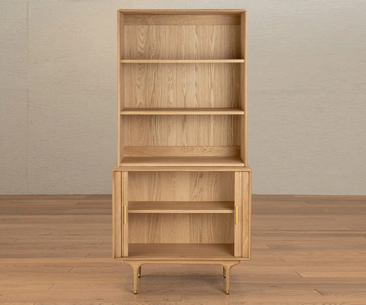 Hendrick High Cabinet - White Oak - Image 5