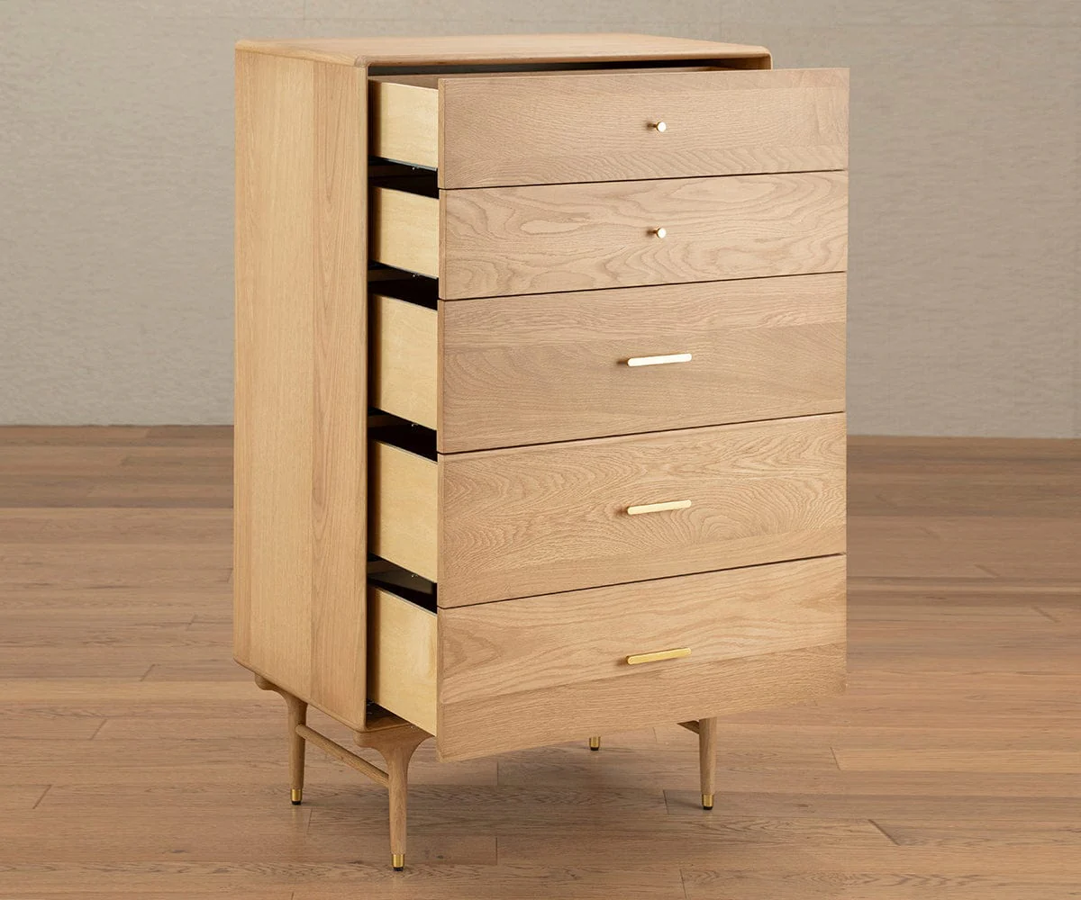 Hendrick High Chest - White Oak - Image 3