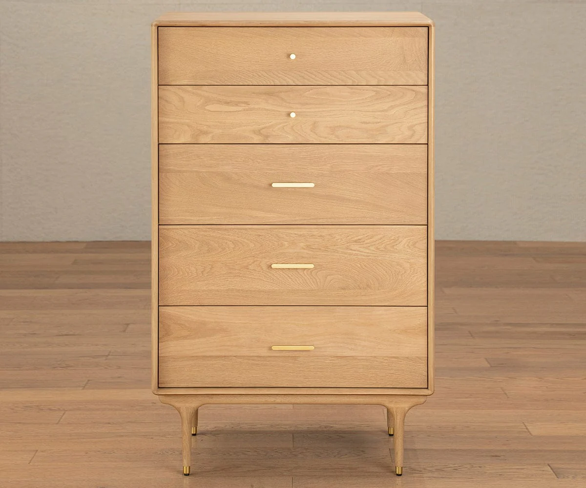 Hendrick High Chest - White Oak - Image 5