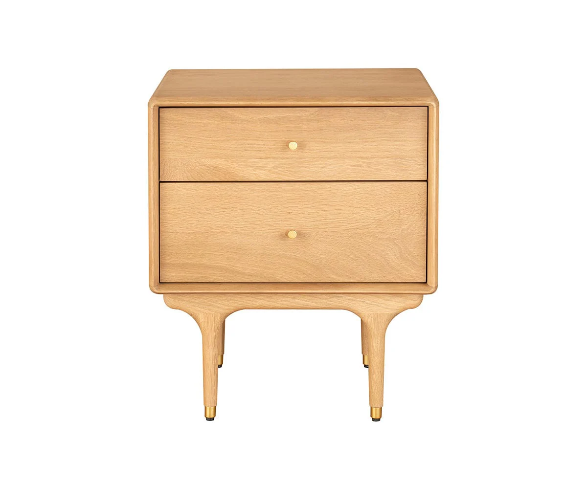 Hendrick Nightstand - White Oak