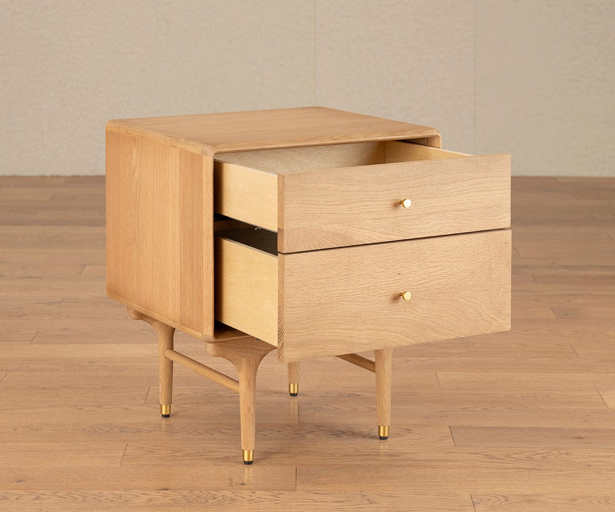 Hendrick Nightstand - White Oak - Image 3