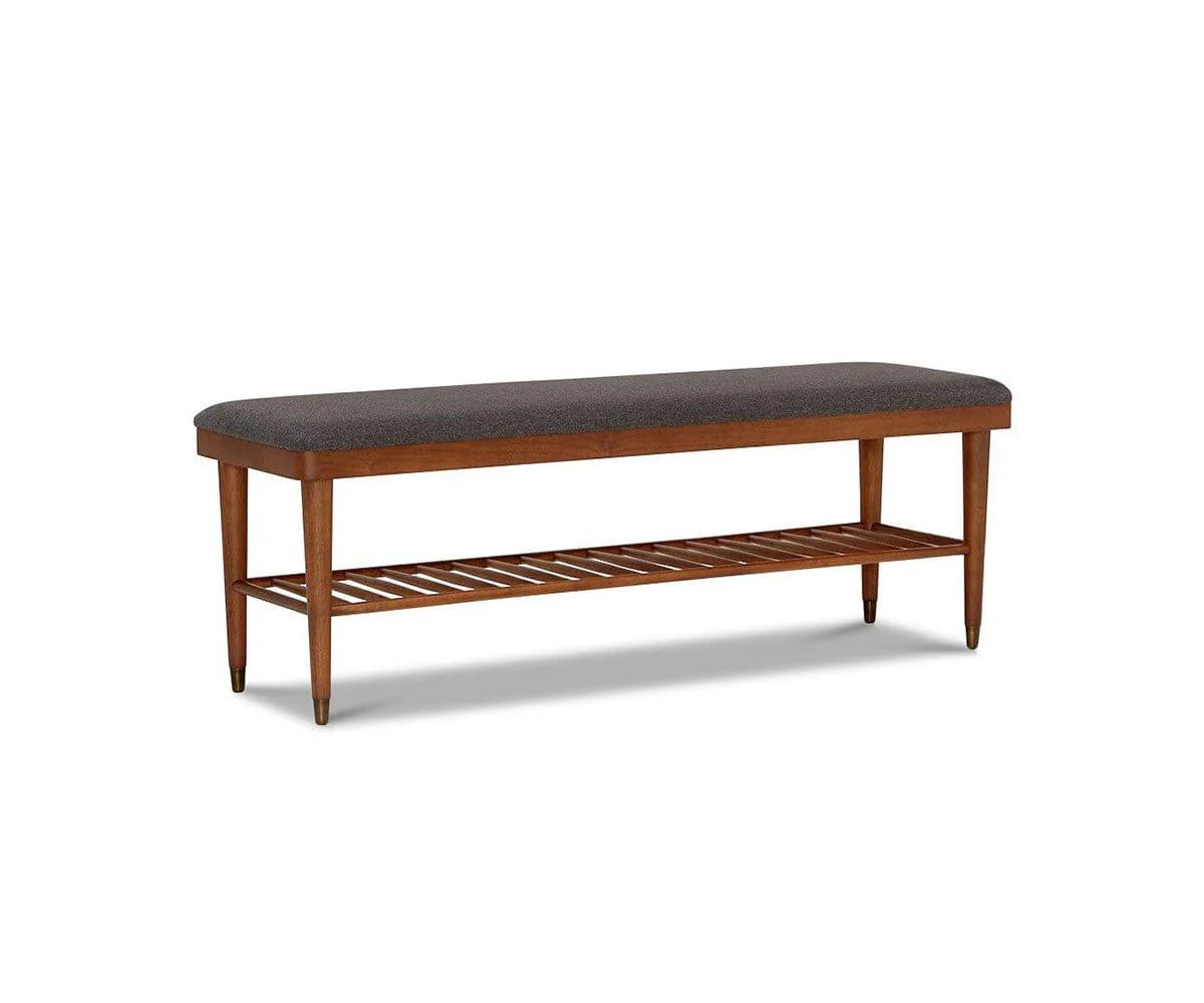 Holfred Bench With Shelf - Image 3