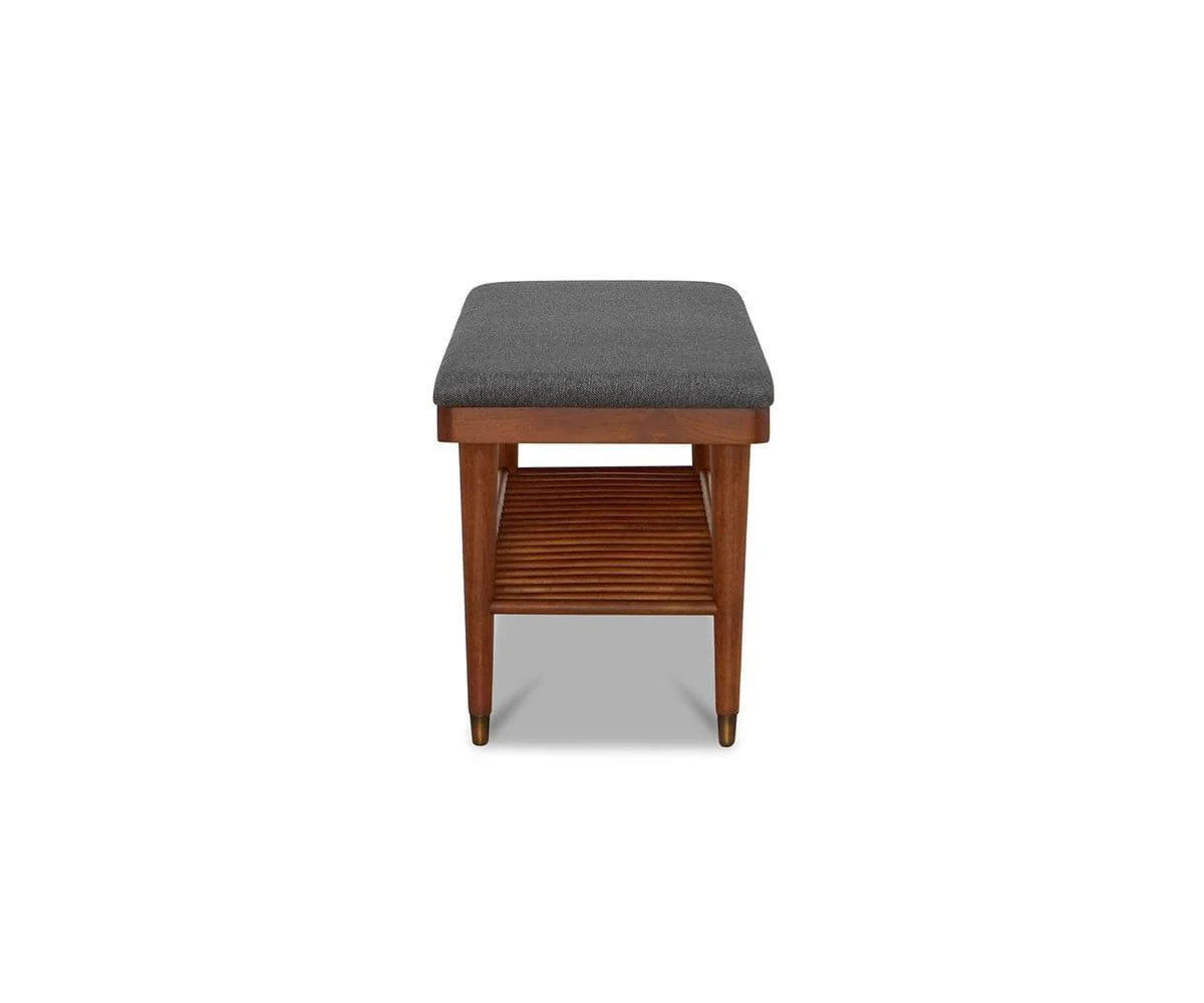 Holfred Bench With Shelf - Image 4