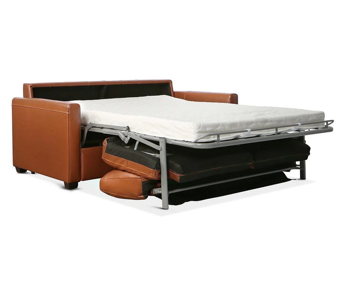 Jonas Leather Full Sleeper Sofa - Image 10