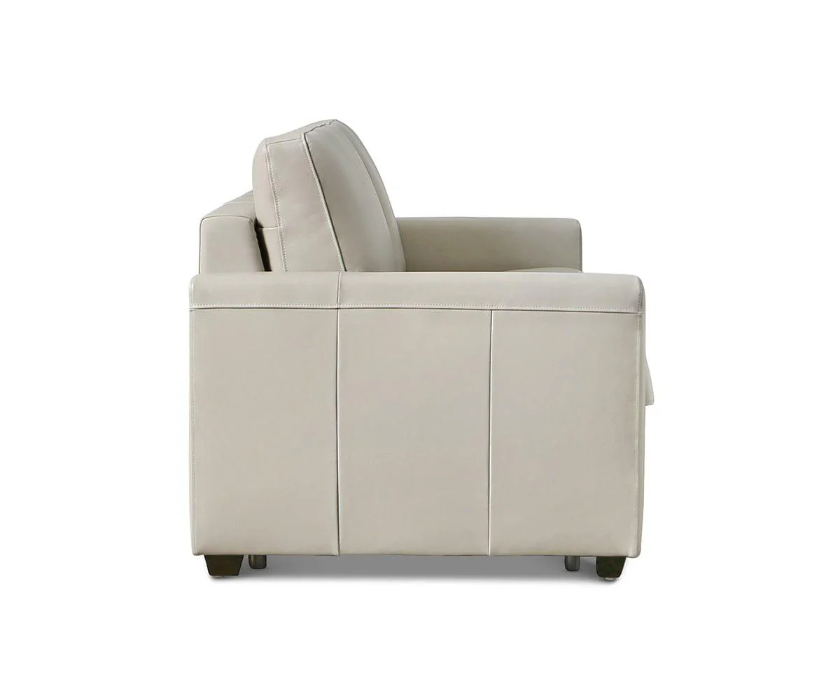 Jonas Leather Full Sleeper Sofa - Image 11