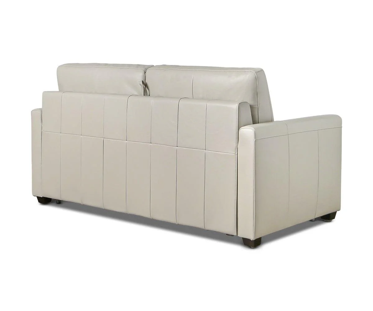 Jonas Leather Full Sleeper Sofa - Image 12