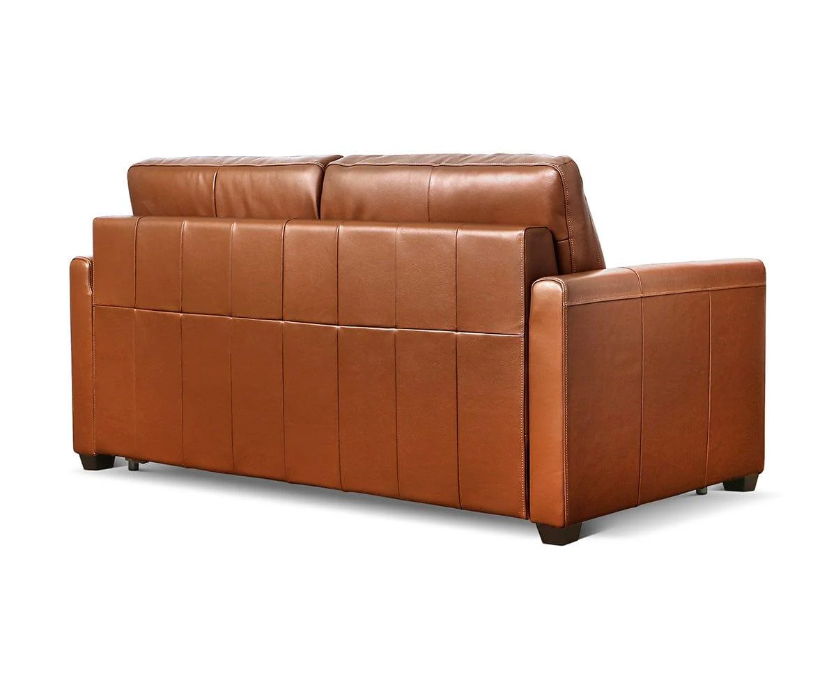 Jonas Leather Full Sleeper Sofa - Image 4