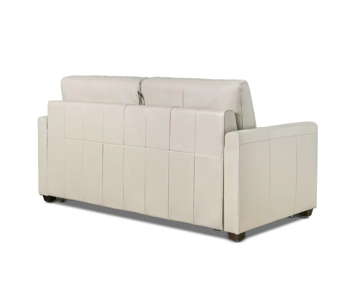 Jonas Leather Full Sleeper Sofa - Image 5