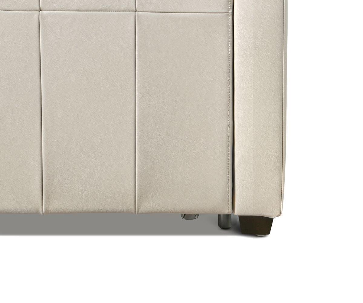 Jonas Leather Full Sleeper Sofa - Image 6